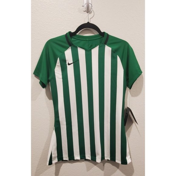 NIKE Green and White Soccer Jersey - Picture 1 of 5